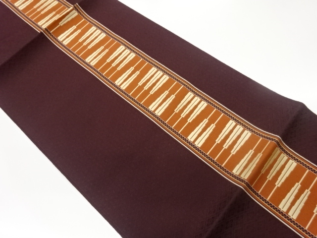JAPANESE NAGOYA OBI / WOVEN GEOMETRIC